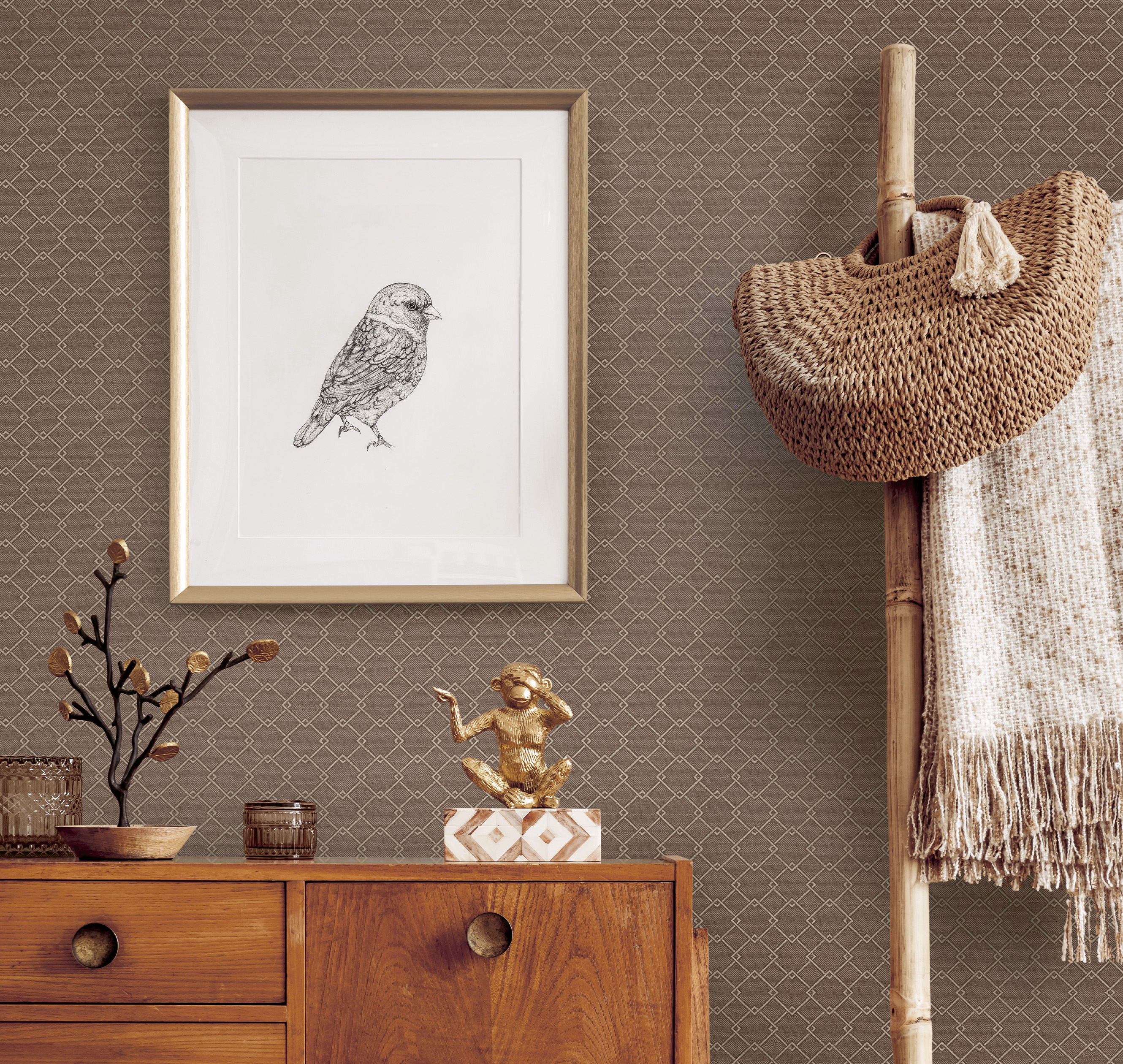 Обои Loymina Шелковый путь SLK4 010 10,05×1 фото в интерьере